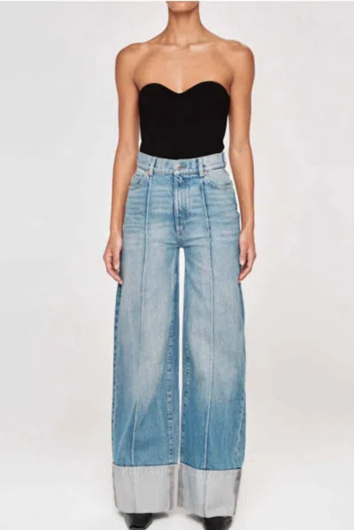Dl1961 - Women's Hepburn Wide Leg Vintage Jeans In Springdale In Blue
