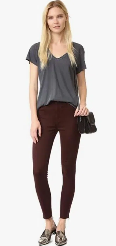 Dl1961 - Women's Jessica Alba Skinny Jean In Cabernet In Brown