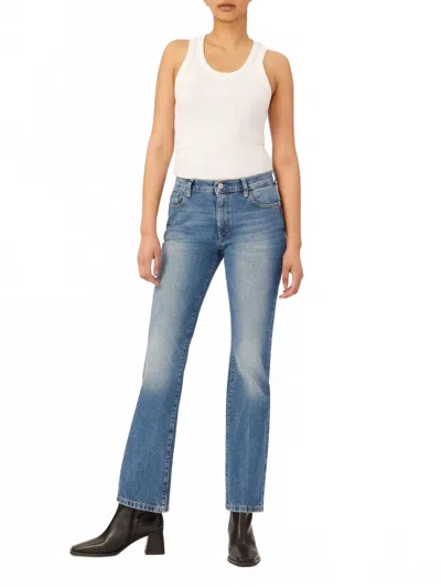 Dl1961 - Women's Joni Slim Boot Relaxed Vintage Jeans In East Lake In Blue