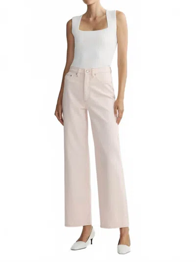 Dl1961 - Women's Karmine Refined Wide Leg Jean In Ballet In Pink