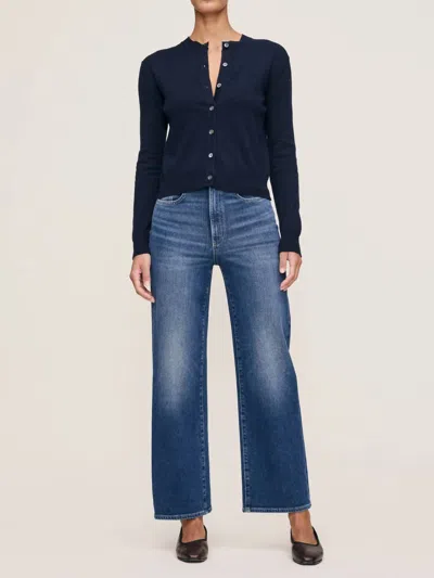 Dl1961 - Women's Karmine Wide Leg High Rise Jeans In Clearwater In Blue