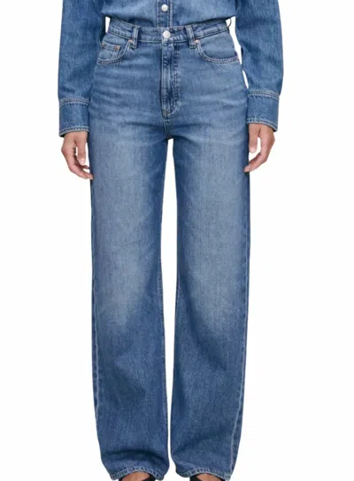 Dl1961 - Women's Karmine Refined Wide Leg Jeans In Lapis In Blue
