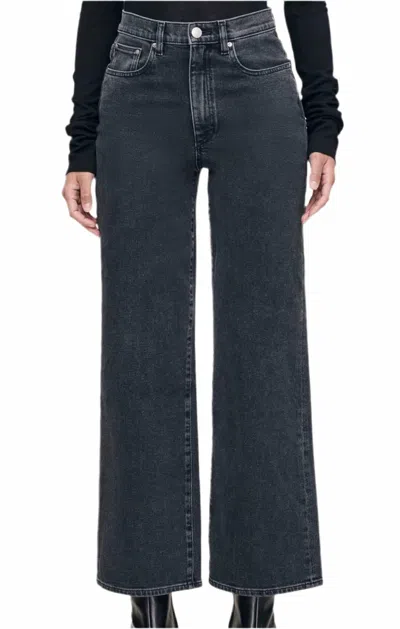 Dl1961 - Women's Karmine Wide Leg Jeans In Nightshade In Black