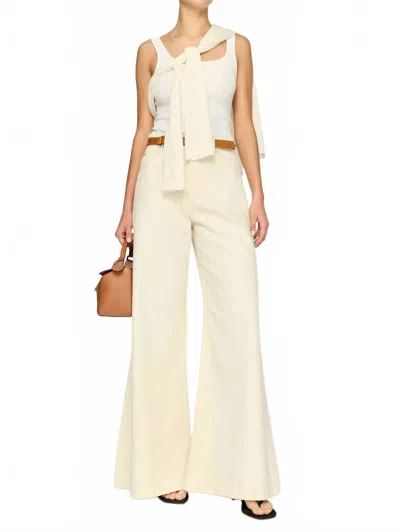 Dl1961 - Women's Lucila Ultra Wide Leg Ultra High Rise Pants In Flax In Neutral