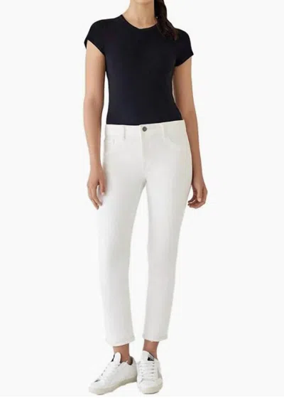 Dl1961 - Women's Mara Straight High Rise Instasculpt Ankle Jeans In Oak In Black