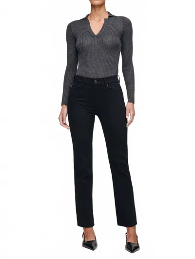 Dl1961 - Women's Mara Straight Ankle Leg Jean In Black