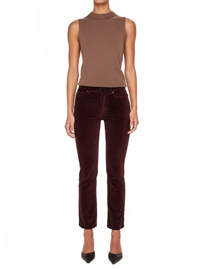 Dl1961 - Women's Mara Straight Jean In Mulberry In Brown