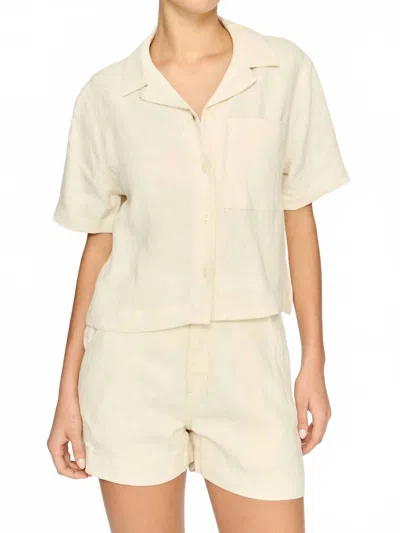 Dl1961 - Women's Marie Shorts In Flax Linen In Neutral