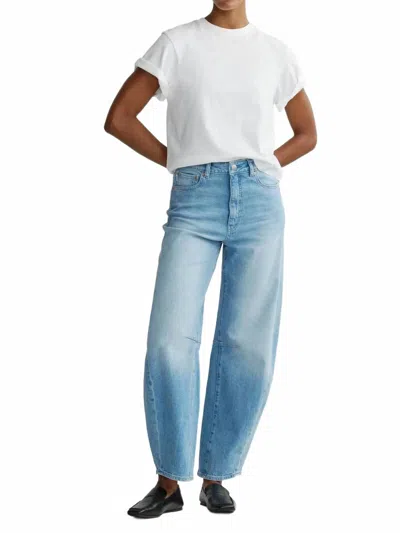 Dl1961 - Women's Miro High Rise Barrel Leg Jean In Summer Day In Red
