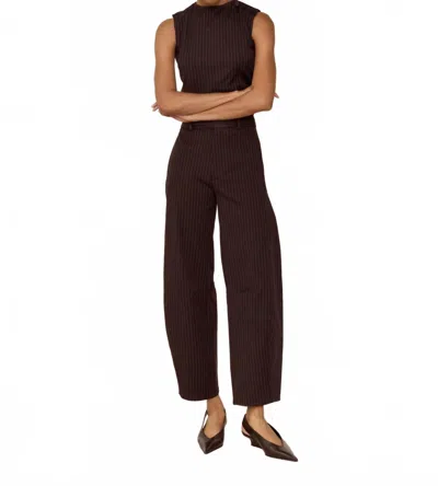 Dl1961 - Women's Miro Rigid Barrel High Rise Pants In Brown