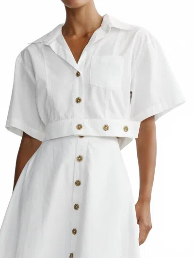 Dl1961 - Women's Myla Top In White Poplin