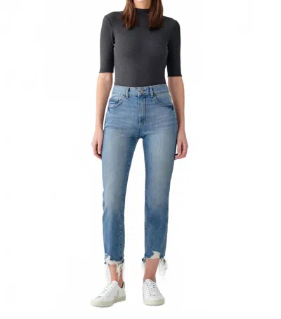 Dl1961 - Women's Kristy Cigarette High Rise Jean In Meadow Lake In Blue