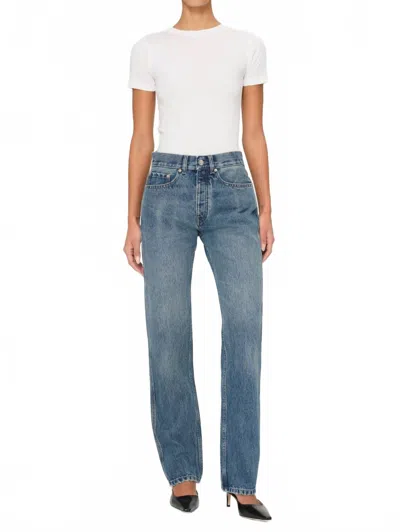 Dl1961 - Women's Romie Straight Mid Rise Jeans In Endless Sea In Blue