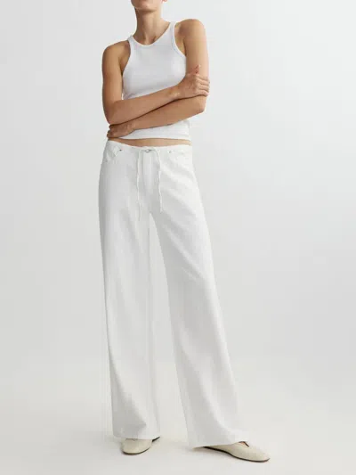 Dl1961 - Women's Sienna Low Slung Wide Leg Jeans In White Aura
