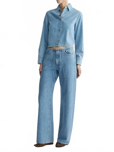Dl1961 - Women's Sienna Low-slung Wide Leg Jean In River Aura In Blue