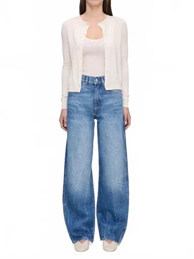 Dl1961 - Women's Taylor Relaxed Barrel High Rise Ankle Jeans In North Water In Blue