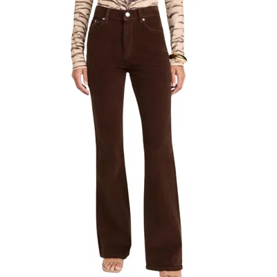 Dl1961 - Women's Women's Bridget Boot High Rise Instasculpt Jeans In Walnut In Brown