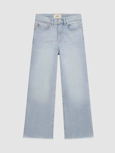 Dl1961 - Women's Women's Lily Wide Leg Jeans In Poolside In Blue