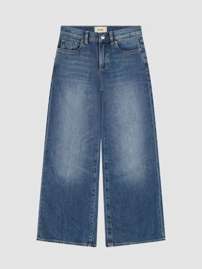 Dl1961 - Women's Women's Nini Wide Leg Jeans In Blue Harbor In Multi