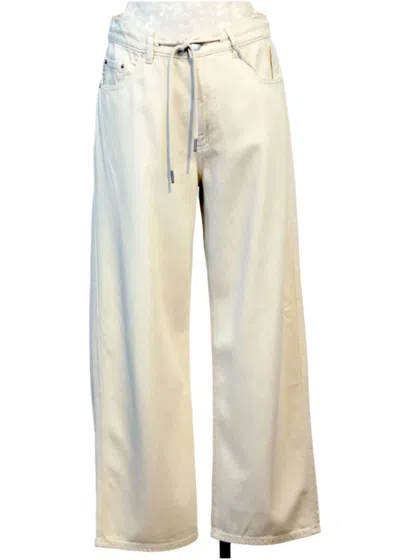 Dl1961 - Women's Women's Taylor Relaxed Barrel Jean In Flax In Beige