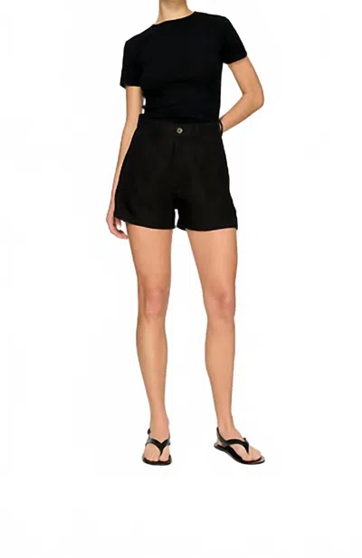 Dl1961 - Women's Women's Taylor Short In Black Linen