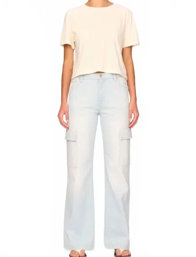 Dl1961 - Women's Zoie Relaxed Wide Leg Jeans In Poolside Cargo In Blue