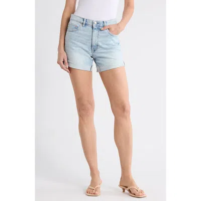 Dl1961 Zoie High Rise Denim Shorts In Blue