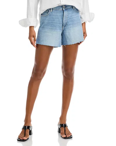 Dl1961 Zoie Relaxed Denim Shorts In Blue