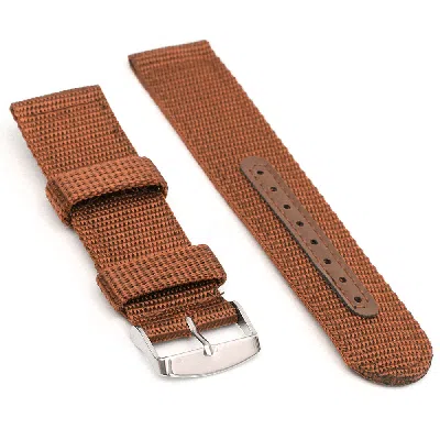 Dlm 18mm 20mm 22mm 24mm Military Canvas Nylon Wrist Watch Band Strap Bracelet Sport In Silver