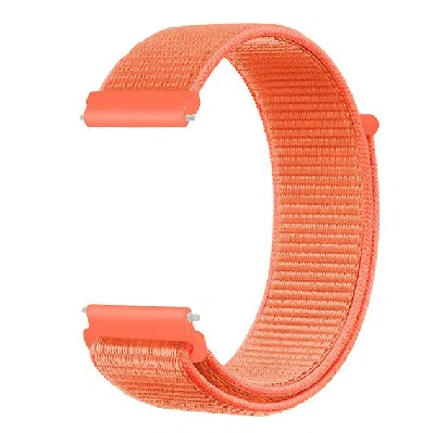 Dlm 20mm 22mm Woven Nylon Sport Loop Watch Band Strap Quick Release Spring Pins Usa In Orange