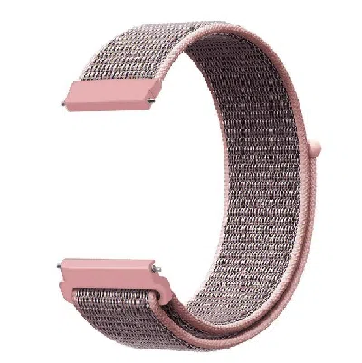 Dlm 20mm Woven Nylon Sport Loop Watch Band Strap Quick Release Spring Pins Usa In Gold