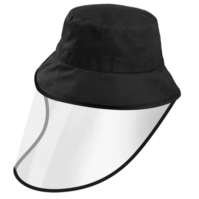 Dlm Fishman Hat Protective Face Shield Removable Sun Bucket Cap Face Cover Protect Against Uv Spitting S In Black