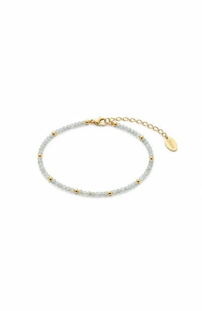 Dloria Sea Mist Beaded Bracelet In Metallic