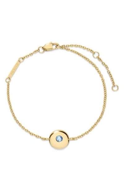 D.louise Birthstone Bracelet In Gold