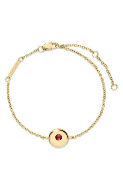 D.louise Birthstone Bracelet In Gold