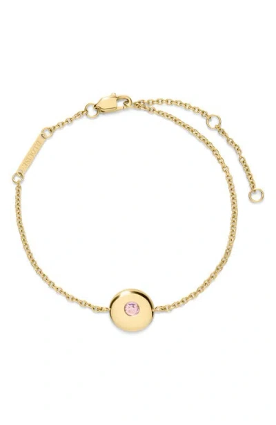 D.louise Birthstone Bracelet In Gold