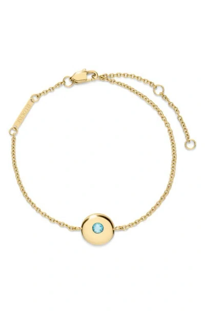 D.louise Birthstone Bracelet In Gold