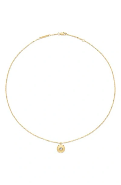 D.louise Birthstone Pendant Necklace In Gold