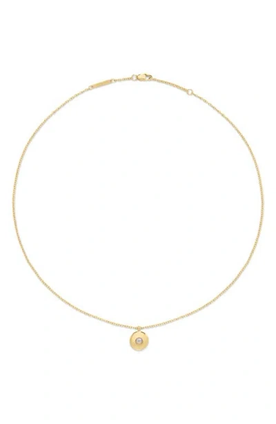 D.louise Birthstone Pendant Necklace In Gold