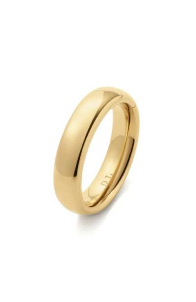 D.louise Classic Stacking Band Ring In Gold