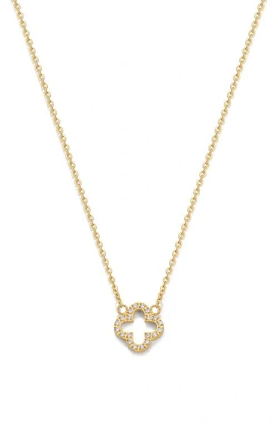 D.louise Clover Necklace In Gold