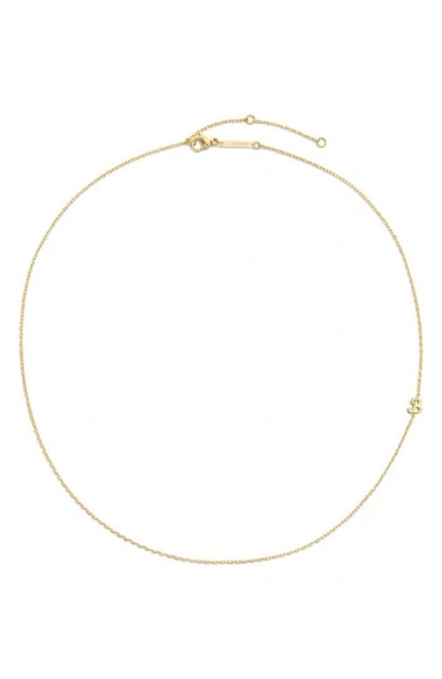D.louise Initial Chain Necklace In Gold