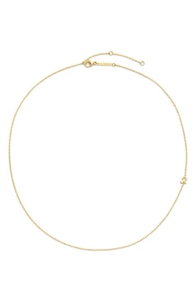 D.louise Initial Chain Necklace In Gold
