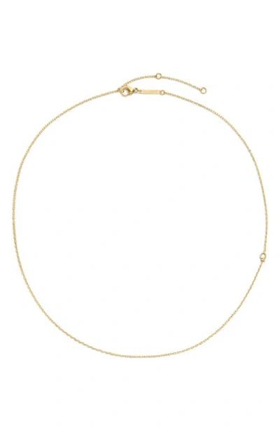D.louise Initial Chain Necklace In Gold