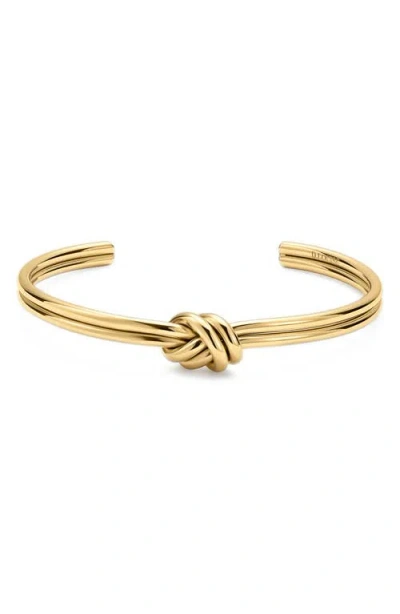 D.louise Knots Cuff Bracelet In Gold