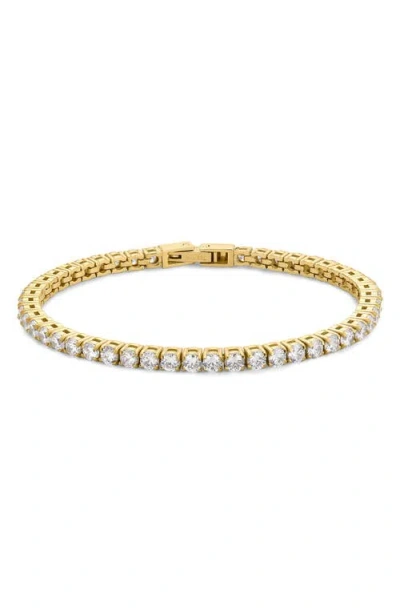 D.louise Luxe Cubic Zirconia Tennis Bracelet In Gold