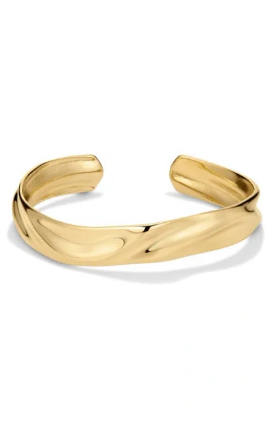 D.louise Molten Bangle Bracelet In Gold