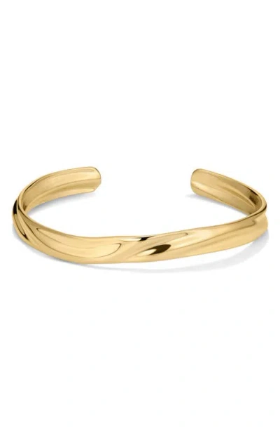 D.louise Molten Bangle Slim In Gold