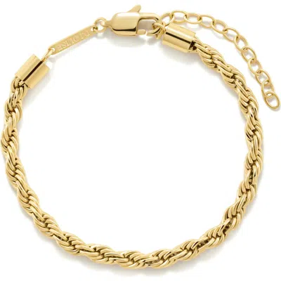 D.louise Rope Bracelet In Gold
