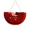 D’lueur Atelier Women's Demi Lune Red In Red